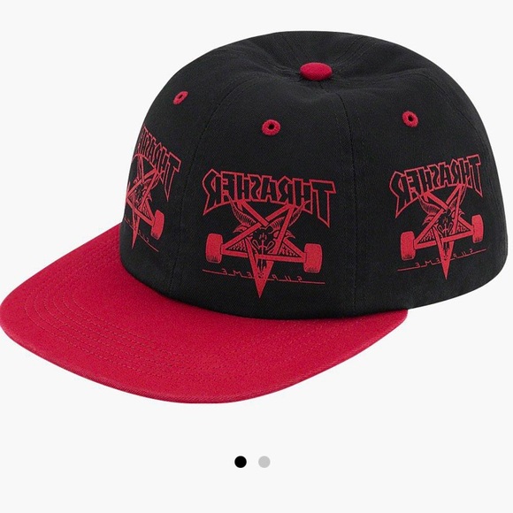 NEW Supreme / Thrasher 6-Panel Black Size L - Picture 3 of 11